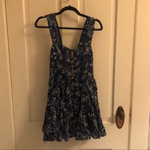 Free people dark blue dress
